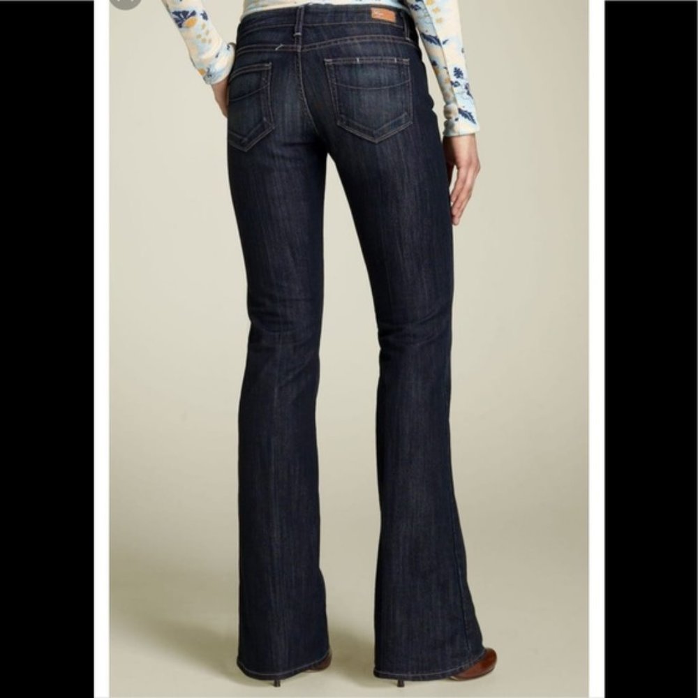 Paige Laurel Canyon Bootcut Dark Wash Jeans